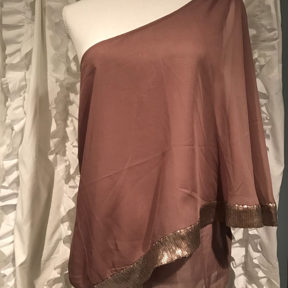 One Shoulder Faisca Top ⭐️Shining Embellishment